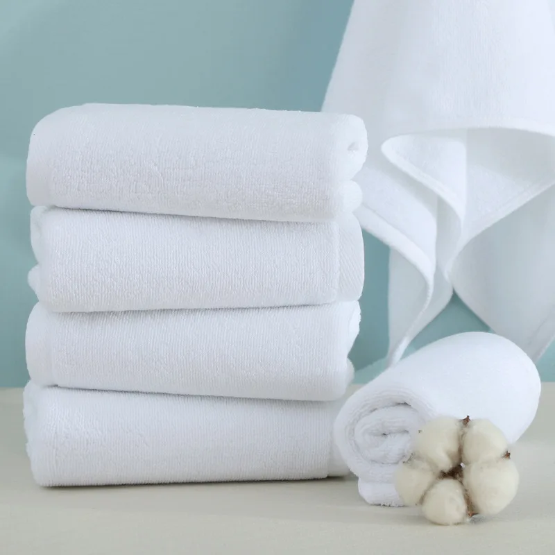 Cotton Class a Bath Towel Hotel White Cotton Bath Towel Spa Luxury Quick-drying Bath Towel
