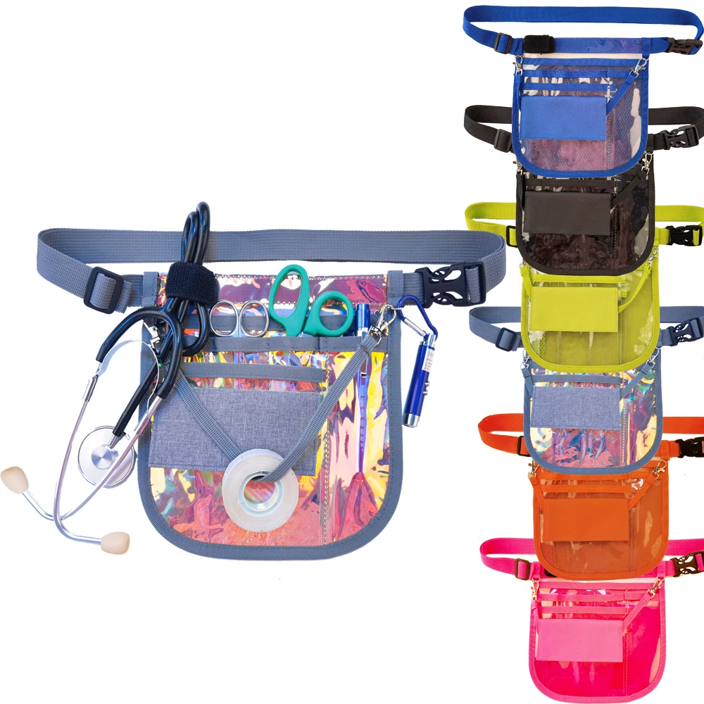 Utility Nurse waist bag Medical Fanny Pack Nurses Organizer Belt for work with Stethoscope Holder and Tape Holder