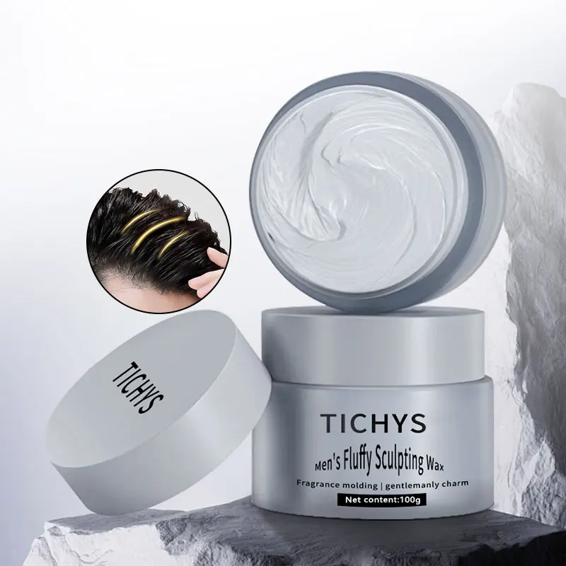 Wholesale Organic Hair Styling Wax Gel Cream for Men Unisex Texturizing Hair Styling Products