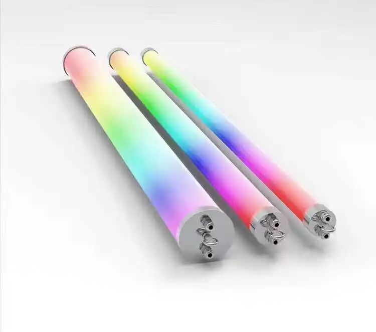 360 вид наружная 40 мм UCS2903ic SPI RGBW вертикальная трубка Пиксельная Светодиодная