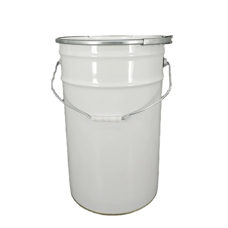 25 liter Lubricating bucket with lid 6.5 gallon metal bucket with lock ring galvanized bucket with lid