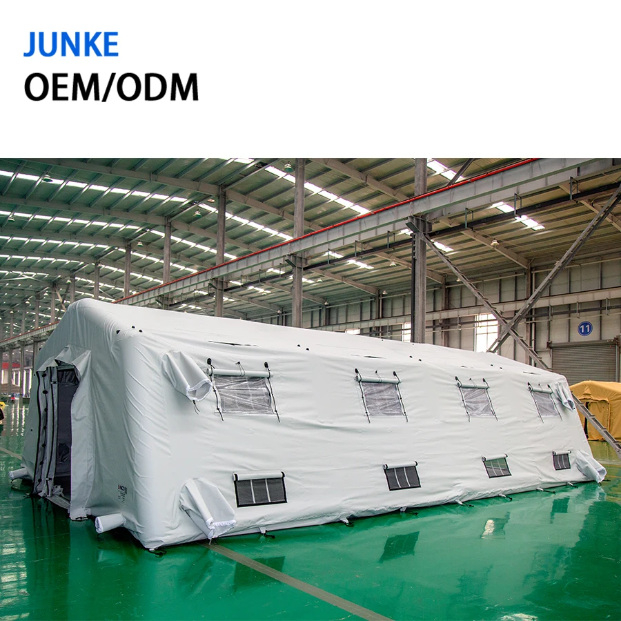 Надувная палатка под заказ OEM/ODM уличная большая медицинская пожарная укрытие спасательная изоляция камуфляжная аварийная Заводская