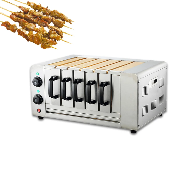Automatic Chicken Kebab Grill Shawarma Machine Home Interior Smokeless Bbq Machine