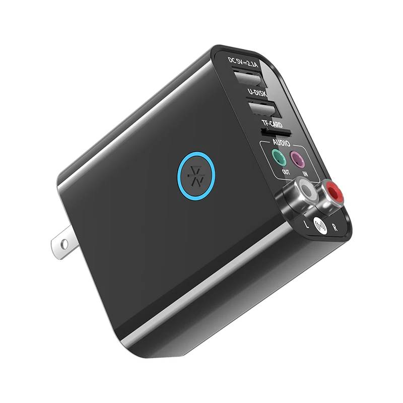  Беспроводной аудио адаптер BT 5 0 приемник передатчик TF/U диск Play QC2.0 для автомобильных наушников ТВ ИК