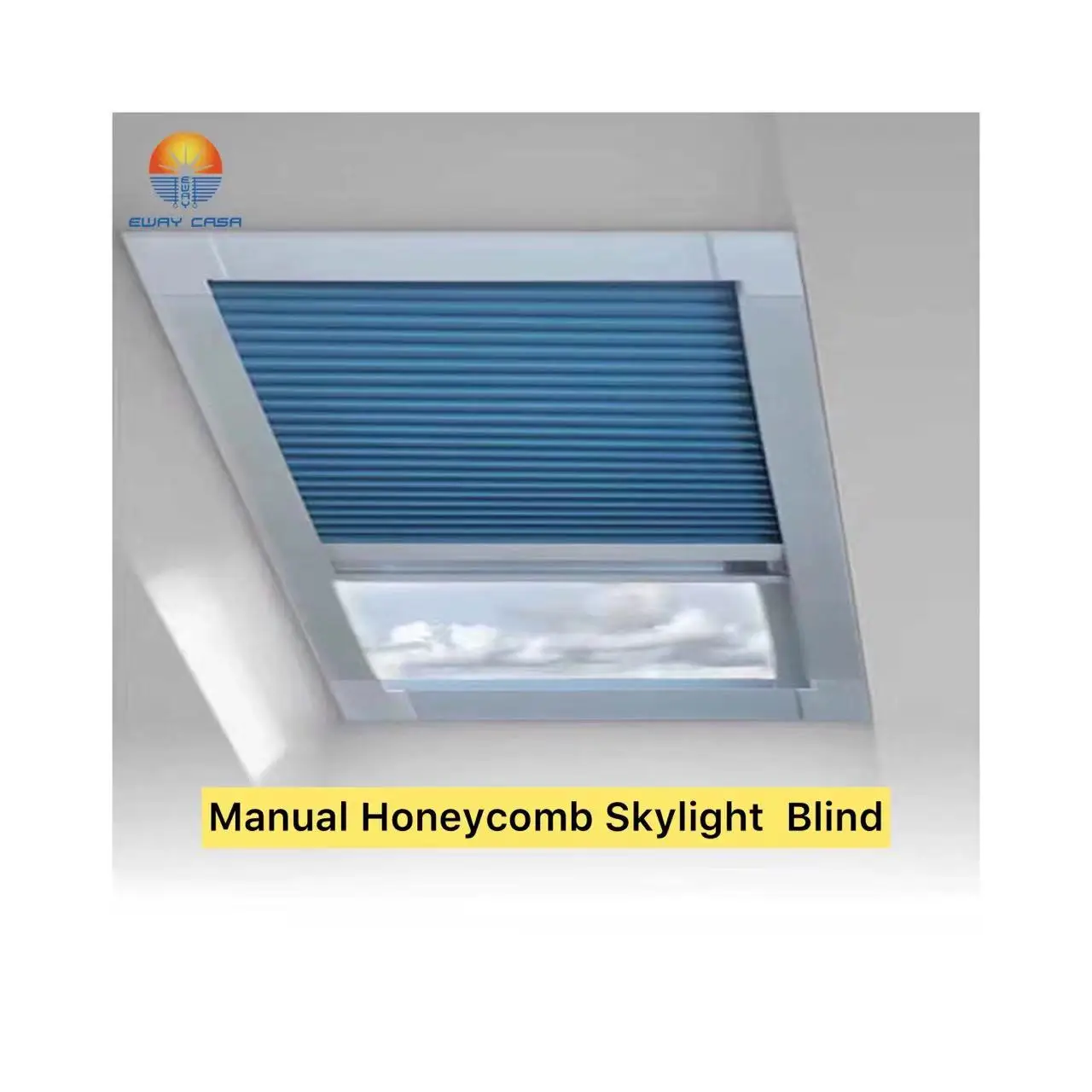 Skylight Honeycomb Cellular Blinds Skylight Blinds Honeycomb Pleated Sliding Honeycomb HCB-SKH-SLY
