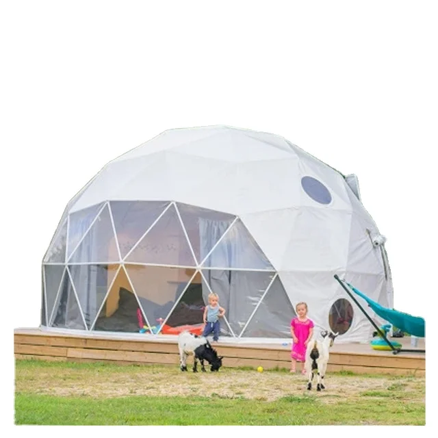 Outdoor PVC Camping Star Tent Luxury Hotel Resort Glamping Geodesic Dome Tents for Sale