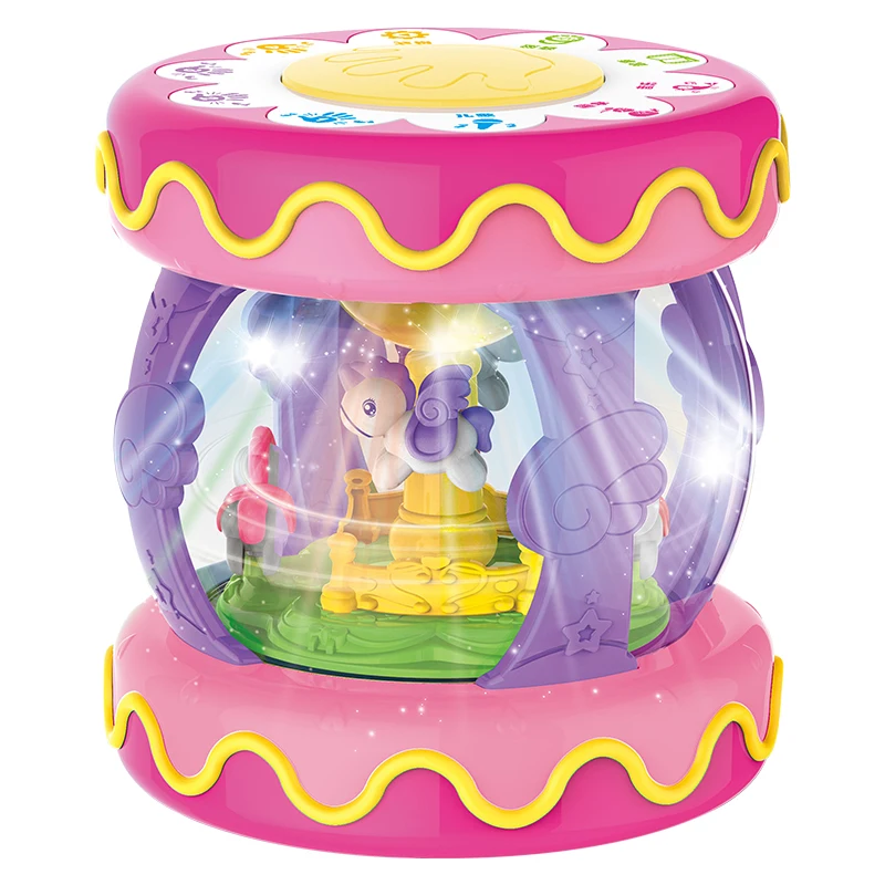 CPC Learning Musical Instrument Toy Electronic Music Drum Baby Hand Beat Tambor De Juguete