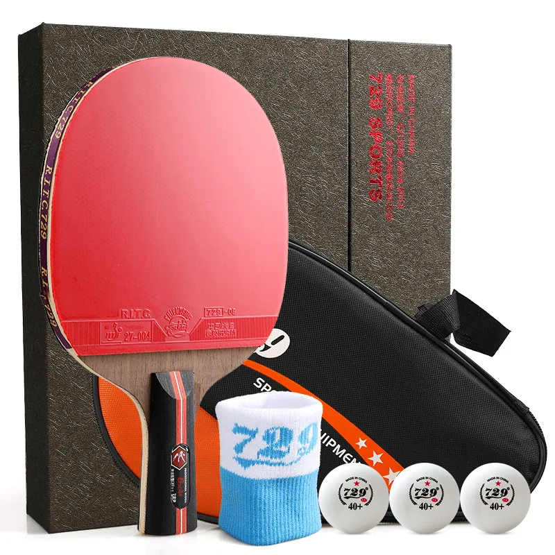 Классические бестселлеры с обеих сторон, одобренные ITTF резиновые ракетки 729 Дружба, 6 звезд, ракетка для настольного тенниса, пинг-понга, ракетка, ракетка