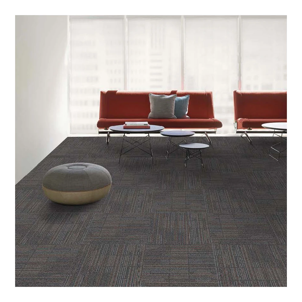 Kaili 50x50 Commercial Office Carpet Tiles with Modular PVC Backing Balance PP Wall-to-Wall Carpets Factory Direct