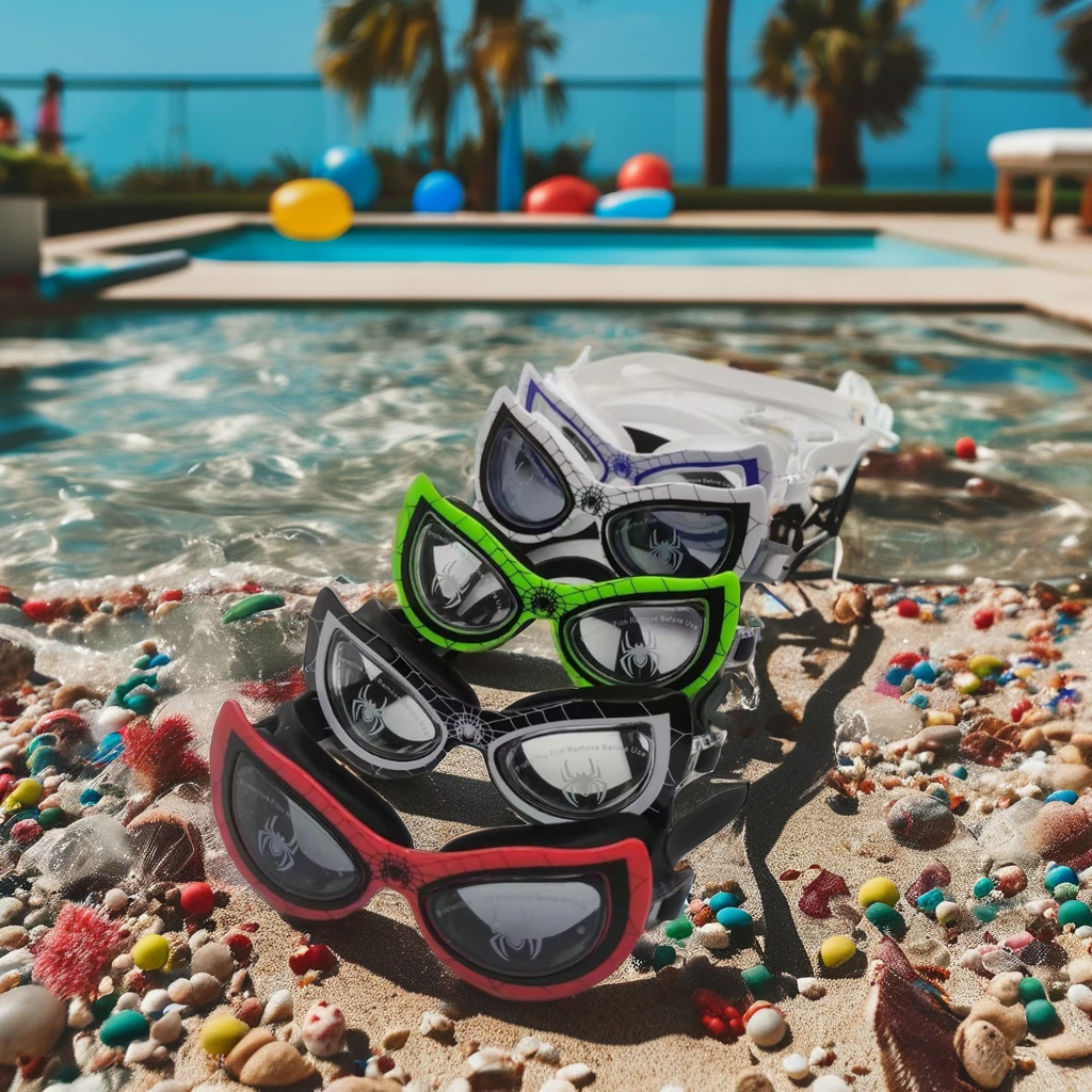 Spider-man cartoon swimming goggles Wholesale Swim Goggles  View Waterproof Silicone Swimming Goggles