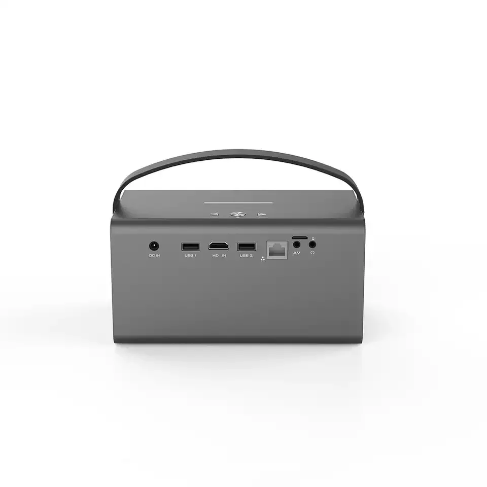 Full HD 3D 4K 1080P LED DLP Smart Android WIFI Mini Home Theater Mobile Phone Projector with Battery For 4K Cinema