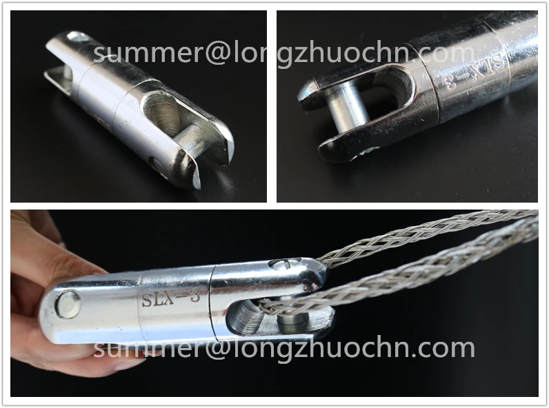 Accesorios para equipos de tendido Conector de junta giratoria de cable giratorio