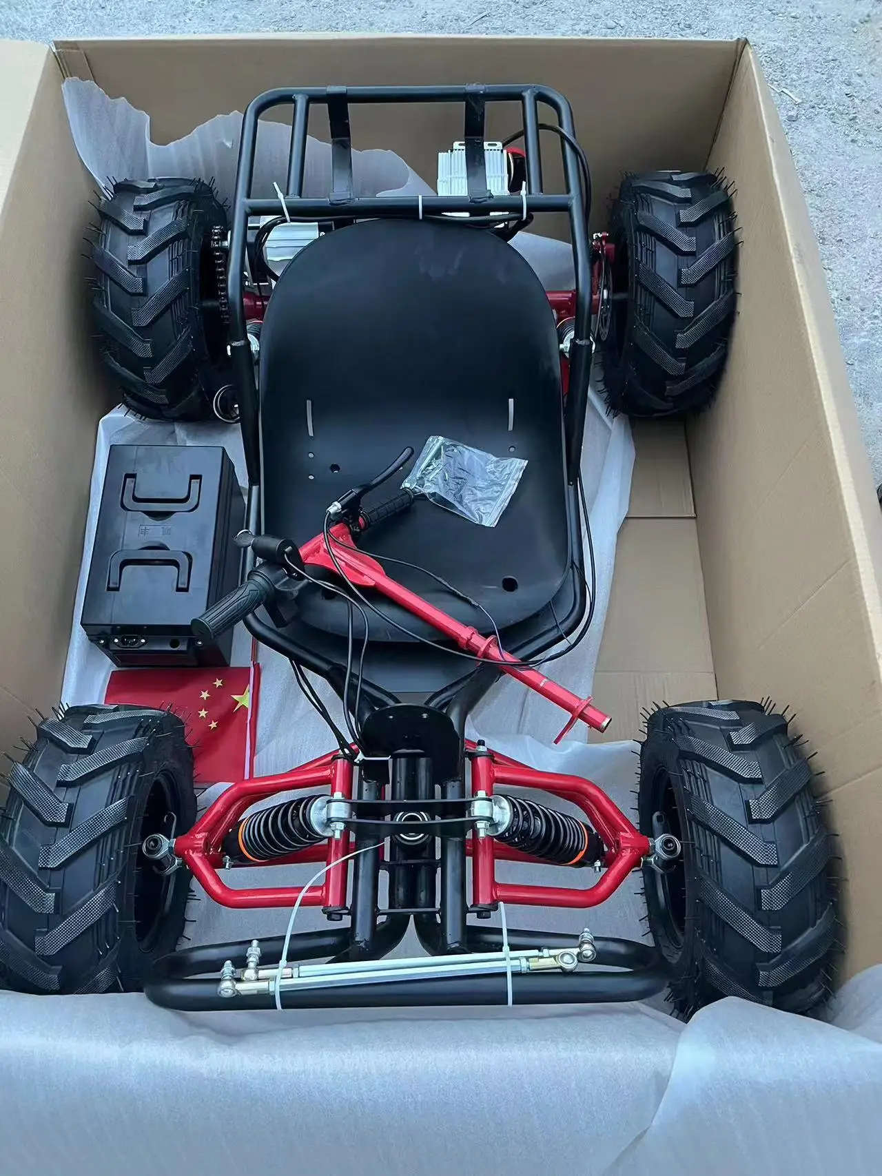 All terrain off-road electric go kart