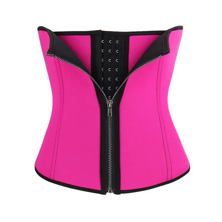 2020 New Neoprene Slimming Body Shaper Waist Trainer Corset with Zipper abdominal belt for weight loss