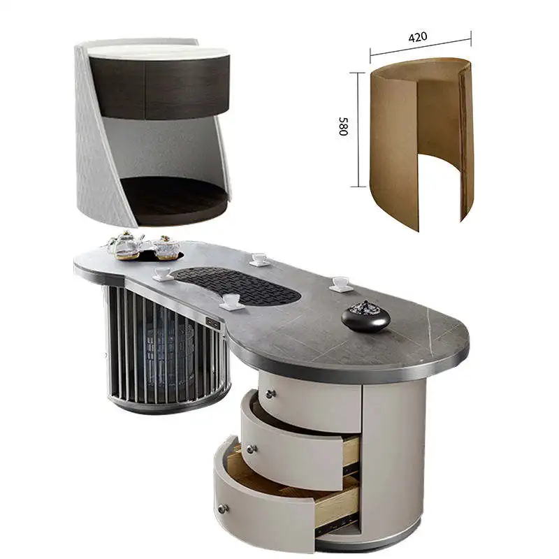 Factory direct sales multi function vertical round curved film faced brown poplar plywood