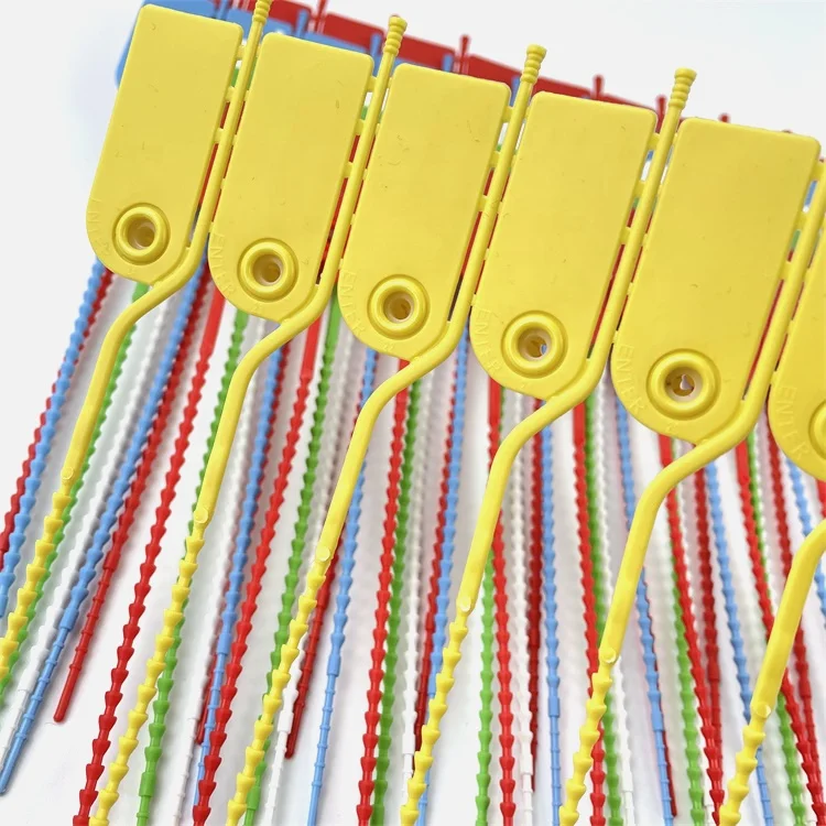 Manufacturer Wholesale Easy to Tear Off  with Custom Logo Plastic Seal Cable Tie Tag