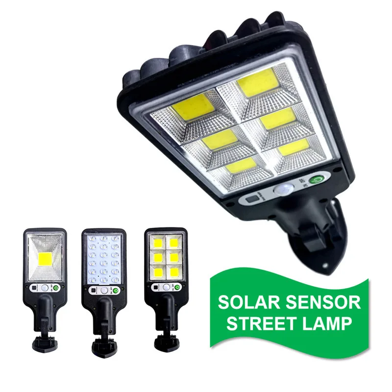 Outdoor Lighting Solar Sensor Lights Waterproof Led Solar Powered Garden Remote controller Wall Light  street lamp solar
