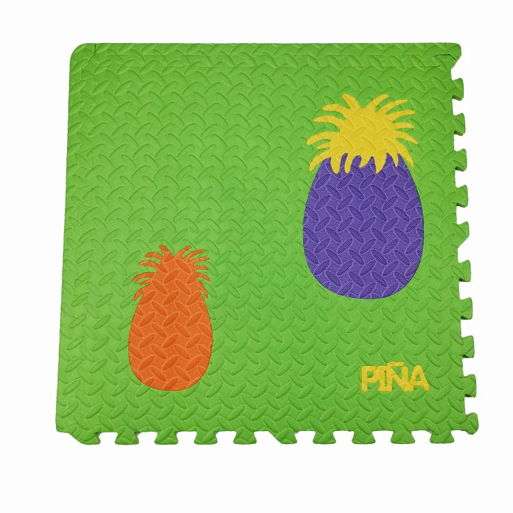 wholesale custom 60*60 high quality cartoon for baby waterproof puzzle floor rubber soft eva foam mat