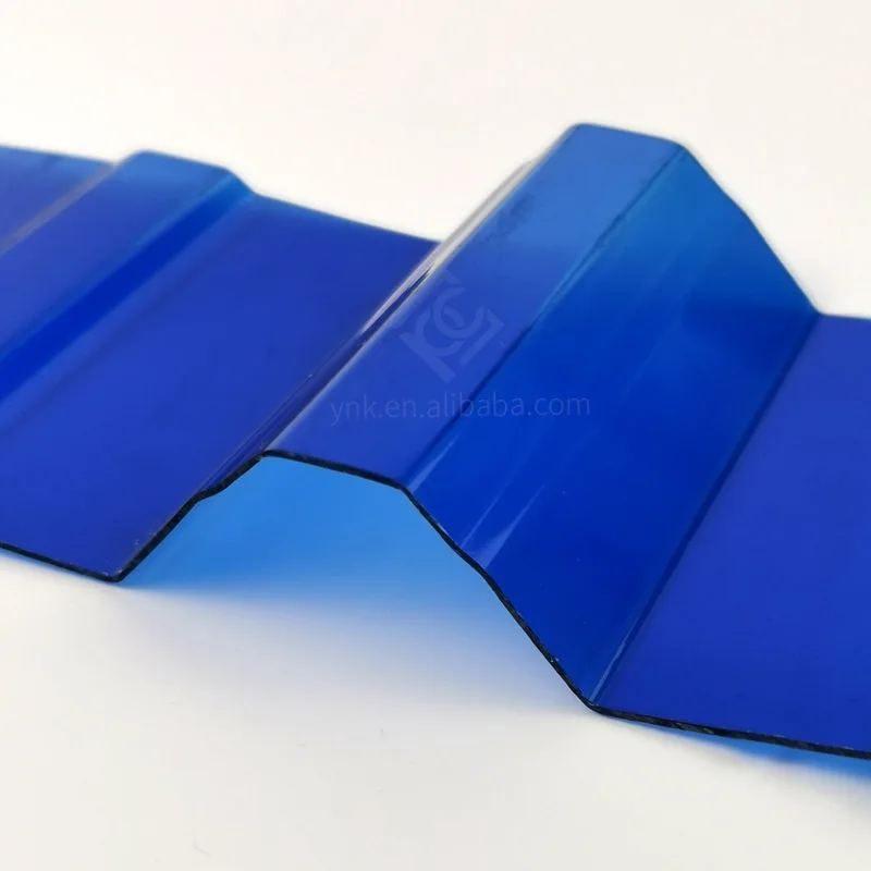 
1.2mm water proof polycarbonate corrugated sheet roofing panels/ skylight tiles 