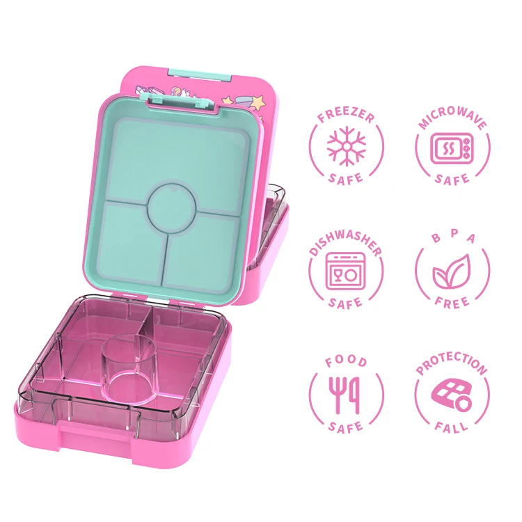 OEM ODM Customized Bpa Free Insulated Plastic Bento Lunch Box school