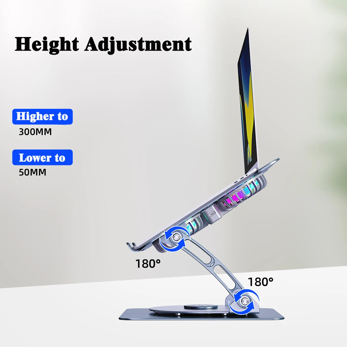 Brand New Original Adjustable Desk Laptop Stand For Tablets, Laptops, Macbooks, IPads, And Notebooks