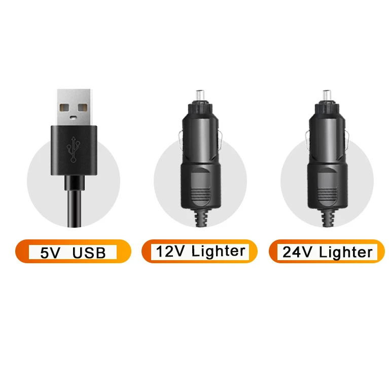 Jutien Car Two-head Fan USB Car Electric Fans Large Truck 24v/12v Refrigeration Small Van Powerful Fans