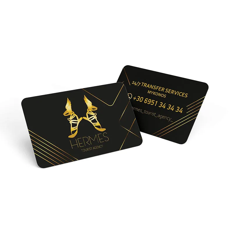 Luxury Custom Color Printing Brand Logo High Quality Blank Plastic PVC Business Cards