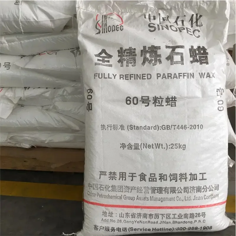 Factory Directly Sell Kunlun Paraffin Wax Semi Refined Paraffin Wax 56 58 60 Paraffin Wax for Candle making Kunlun 56 58 Good