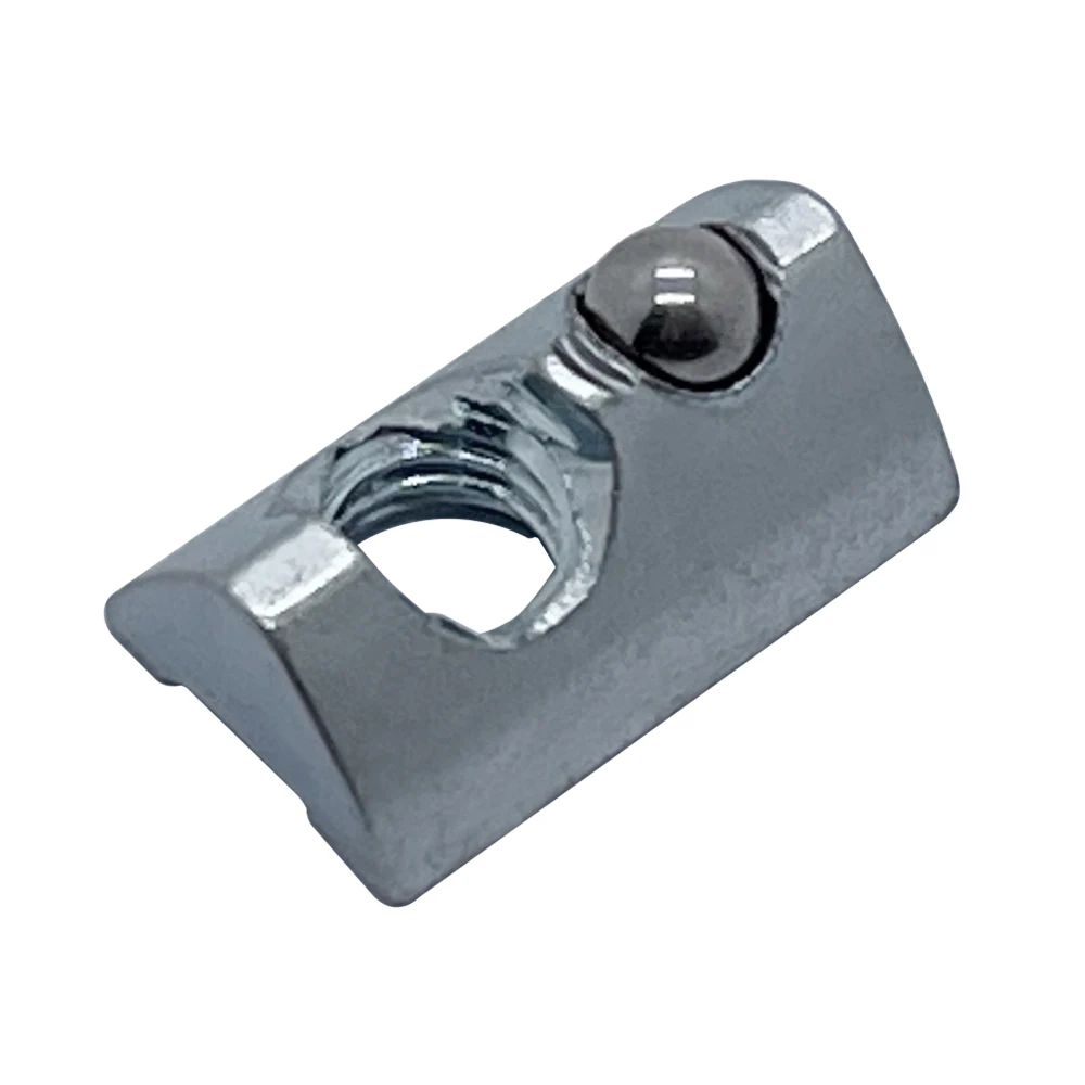 Wholesale High Quality M3 M4 M5 M6 T Slot Nut with Spring Loaded Ball for I-type 3030 Slot 6mm Aluminum Profile