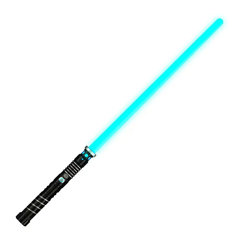 Lightsaber, laser, LED flash, toy sword, strap with 16 colors of lights and USB charging