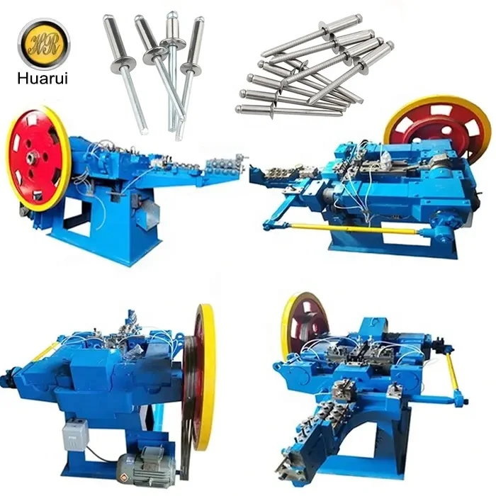 Hot Sale Aluminum Rivet Making Machines High Quality Stainless Rivet Large Flange Aluminum Blind Rivets Making Machinery