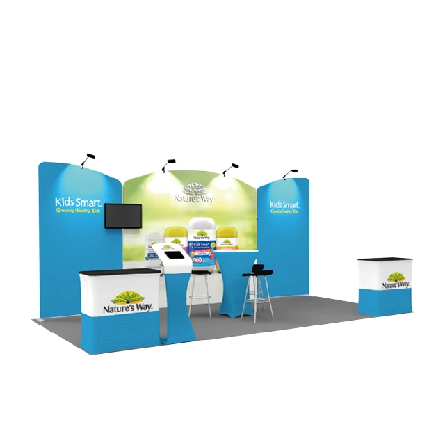 Hot Sales Custom Portable Modular Trade Show Display Booth Stand Mobile Event Exhibition Booth For Tradeshow