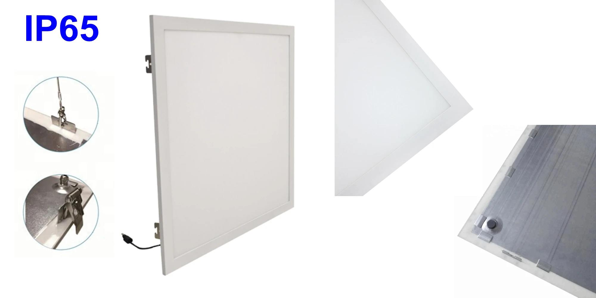 36W 40W 60W IP65 LED Panel Light UGR<19 Waterproof Dustproof Commercial Hospital Surgery Clean Room Panels Lights