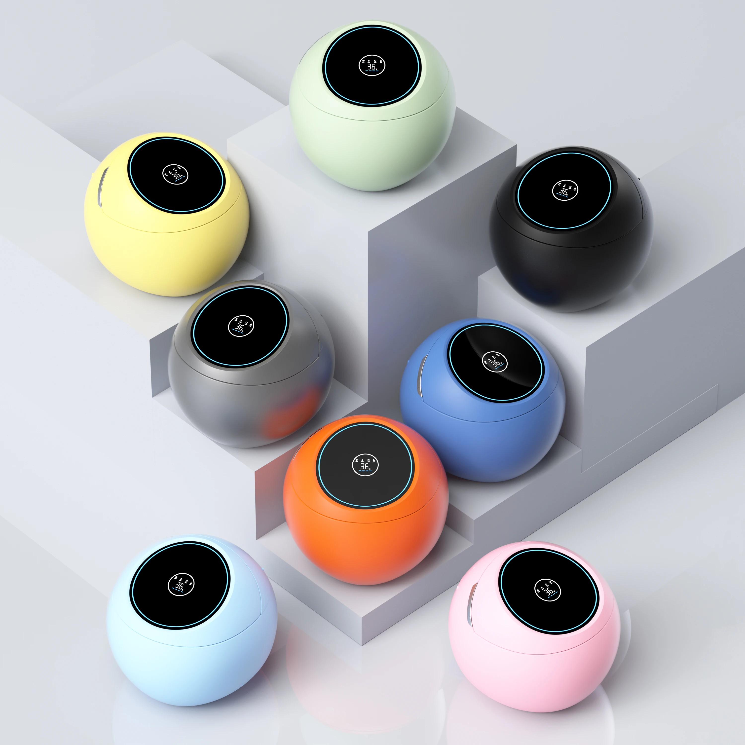 New Design Egg Shape Intelligent Automatic Operation Flushing Toilet Bowl Bathroom WC Ceramic Smart Toilet