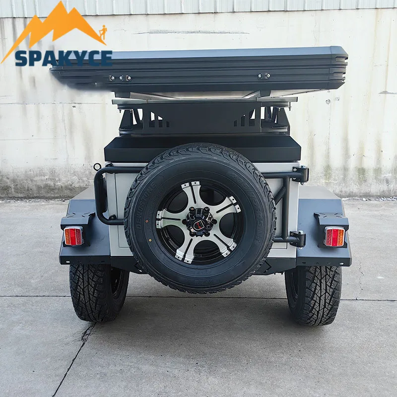 Small trailer off-road vehicle trailer tent RV wilderness outdoor self-driving camping trip trailer house