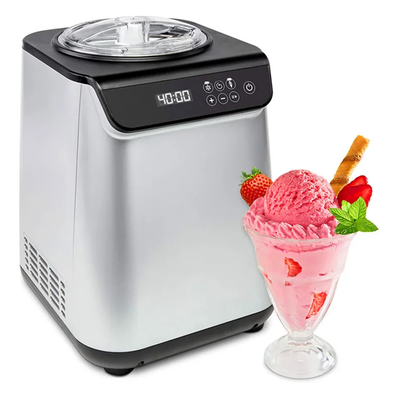 LCD touch screen control ice cream maker