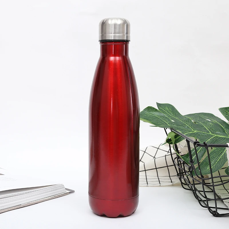 350 мл 750 мл 1000 мл матовая цветная бутылка колы из нержавеющей стали 17 унций 500 мл Термос Кола вакуумная колба