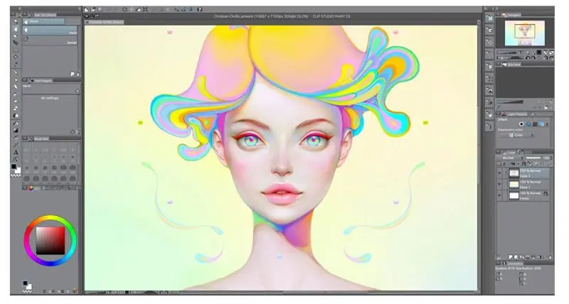 Ссылка для онлайн-загрузки Win / MacOS 1.11.9 программное обеспечение создания манги зажим студийной краски EX