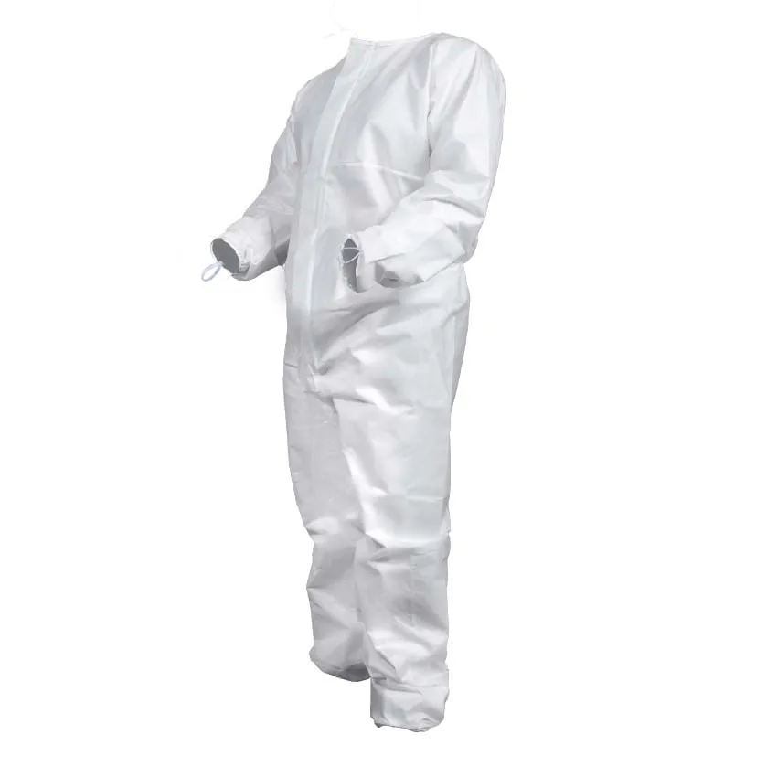 lSO5/6 and GMP A/B grade white disposable overalls aerospace or food processing industries