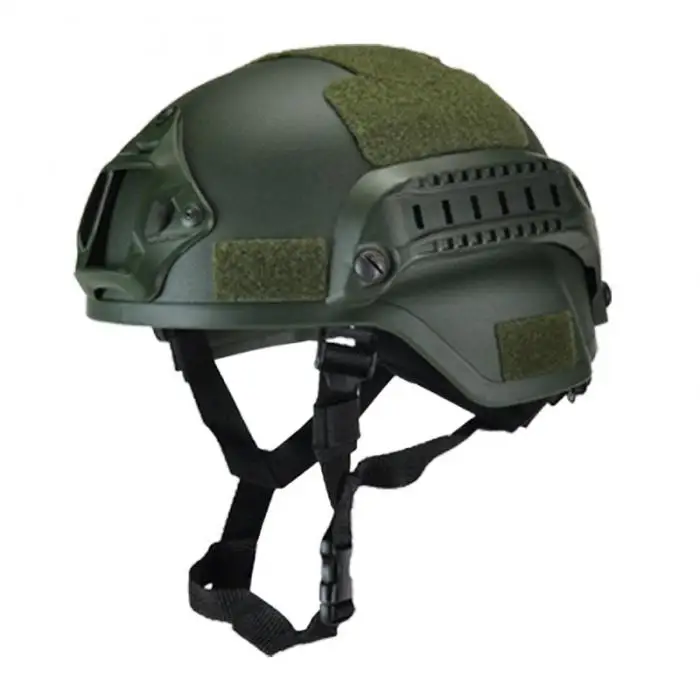 Tactical Mich 2000 Helmet Combat Head Protector Green Paintball Field shock-protection Gear Accessories