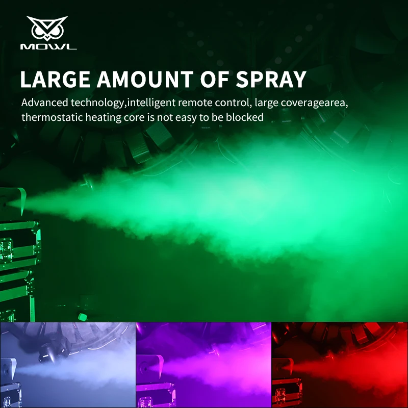 Wireless Control Smoke Machine 900W Fog Machine for DJ Disco Night Club