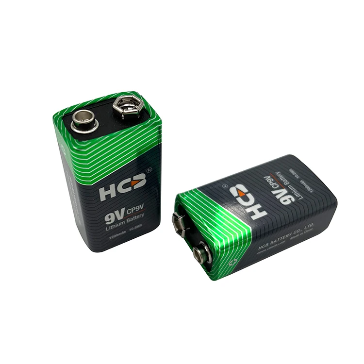 HCB CP9V литиевая батарея 1200 мАч 9 В LiMnO2 мягкая для детектора сигнализации