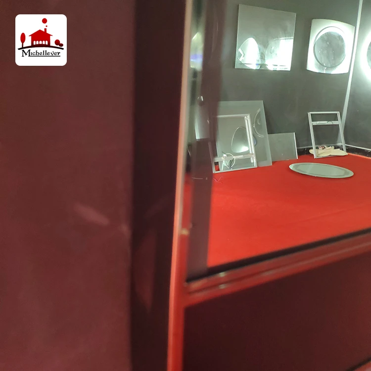 Коммерческий сорт с подсветкой чистое серебро подсветкой Светодиодная зеркальная лампа с регулируемой яркостью серебро с подсветкой зеркала ванной комнаты