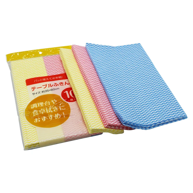 BCS Australian Heavy-Duty Nonwoven Super Absorbent Cleaning Wipes Multi-Purpose Reusable Nonwoven Cloths PP Kitchen Rag Bag