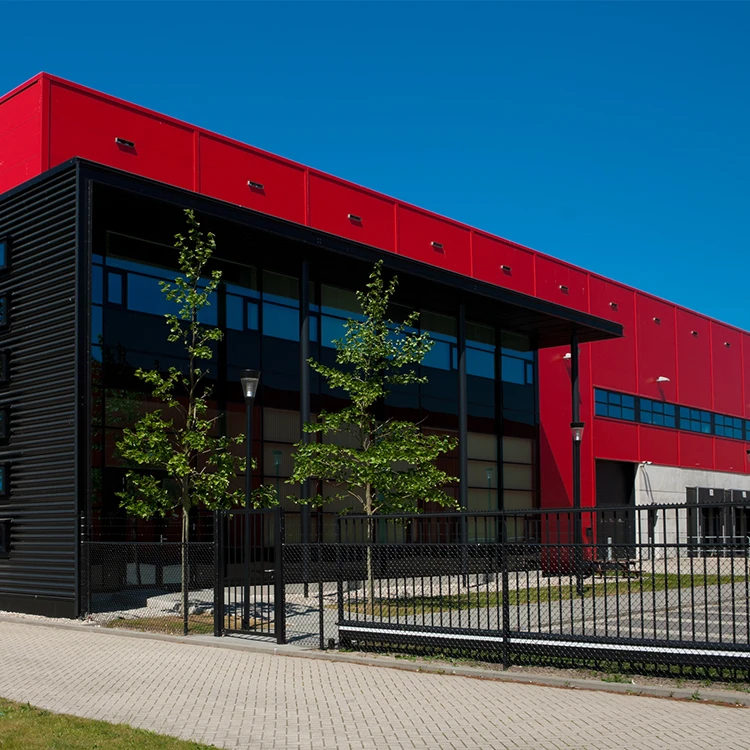 Design of hot dipped galvanized peb steel warehouse construction plans multistorey coastal steel structures building materials