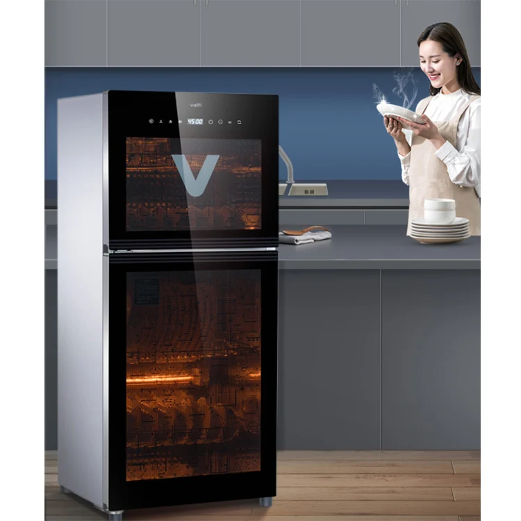 2022 Special Listing Disinfecting Double Doors Kitchen Dish Tableware Disinfection Cabinet For Plates