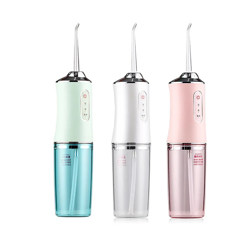 Portable Electric Oral Irrigator for Travel Home Teeth Cleaning Cordless Water Dental Flosser