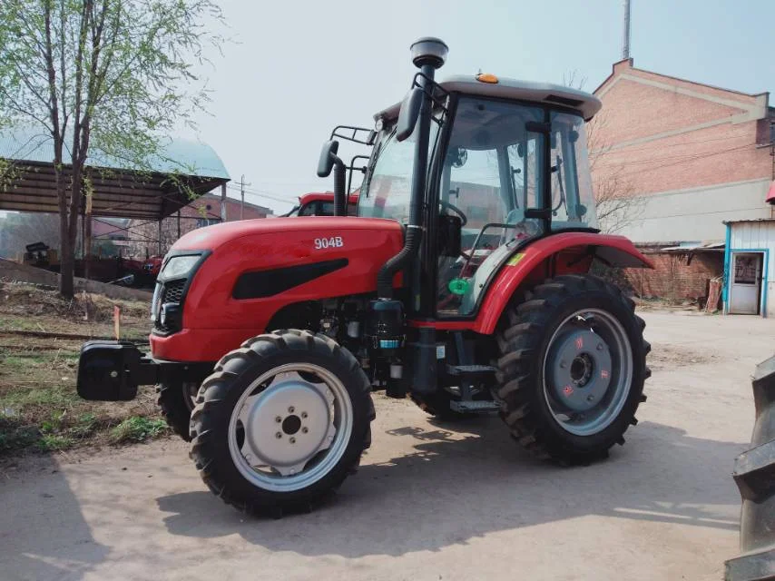 Хит продаж хорошая цена сельскохозяйственный трактор 90hp 4WD с различными насадками