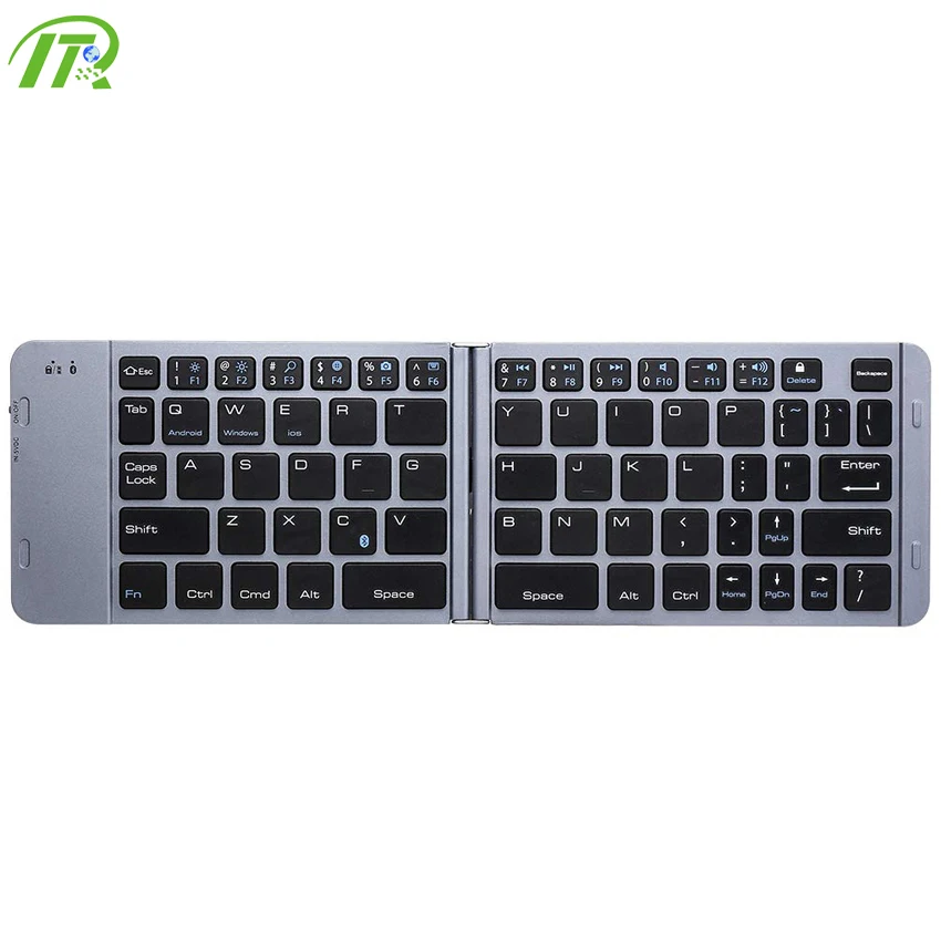 
China Factory Mini Folding Chocolate Keys Wireless Desk Computer Keyboard 