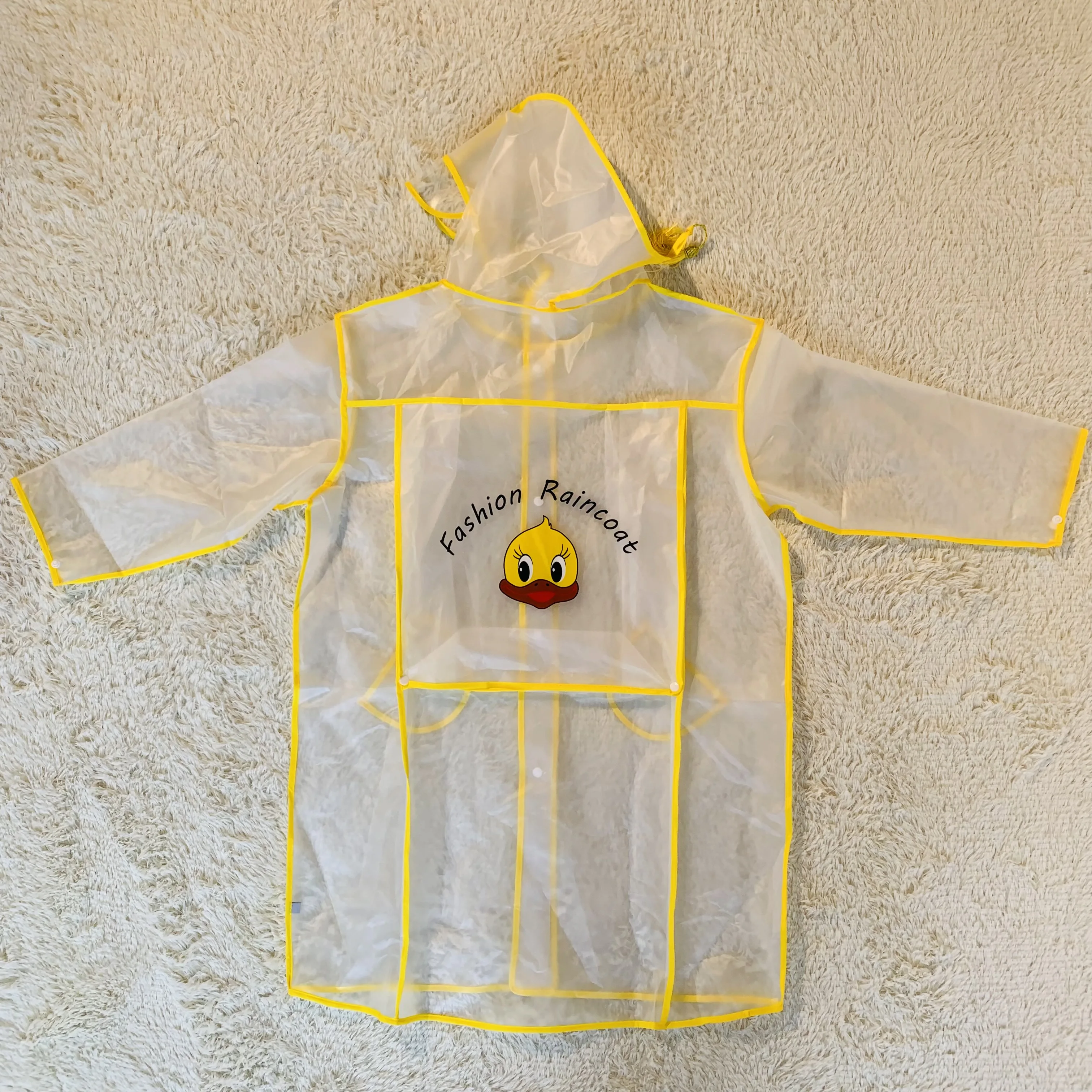 Экологически чистый пластиковый детский дождевик EVA с рюкзаком, дешевая цена, дождевик